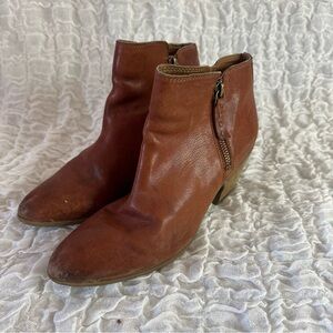 🤎 Frye | Judith Double Zipper | Cognac | Ankle Boots |6.5